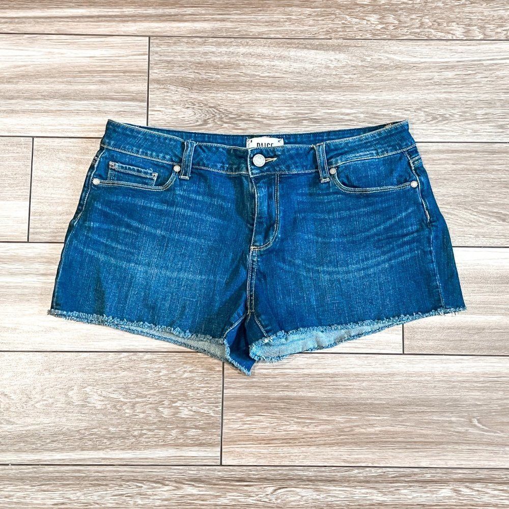 Paige Denim Frayed Catalina Short - Size 31